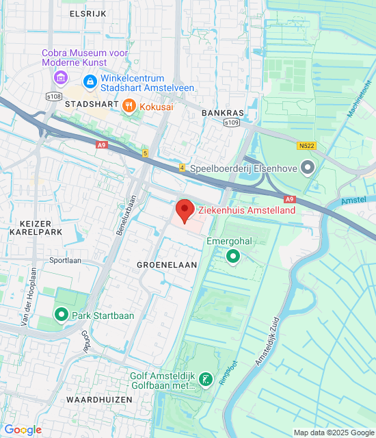 Google maps afbeelding voor Huisartsenpost Amstelland