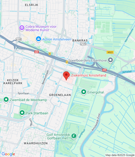 Google maps afbeelding voor Huisartsenpost Amstelland