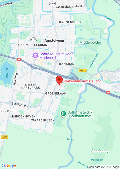 Google maps afbeelding voor Huisartsenpost Amstelland